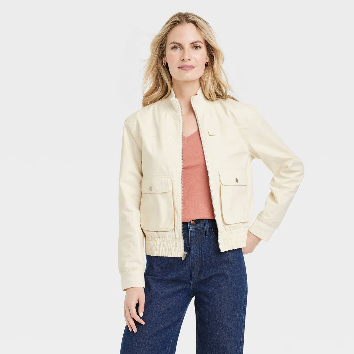 Women's Cargo Bomber Jacket - Universal Thread™ | Target