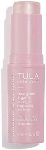 TULA Skin Care Rose Glow & Get It Cooling & Brightening Eye Balm | Dark Circle Under Eye Treatment,  | Amazon (US)