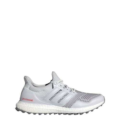 adidas Unisex Ultraboost Spikeless Golf Shoes, Dash Grey/Footwear White/Preloved Scarlet, 8 | Amazon (US)