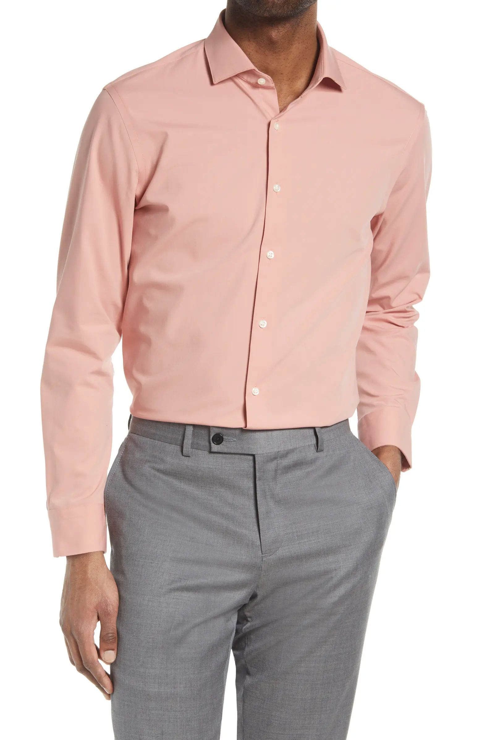 Nordstrom Tech-Smart Extra Trim Fit Dress Shirt | Nordstrom | Nordstrom