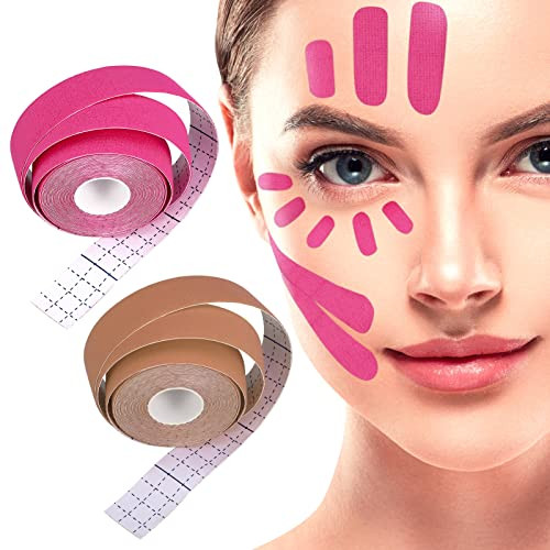 FANTESI 2 Rolls Anti Wrinkle Tape Wrinkle Patches, (500CM*2.5CM) Face Eye Neck Lift Tape Multifunctional High Elasticity Forehead Frown Facial Lip Mouth Wrinkles Treatment Band Sticker Chin Strap | Amazon (UK)