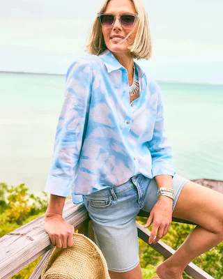 No Iron\u2122 Linen Tie-Dye Shirt | Chico's | Chico's
