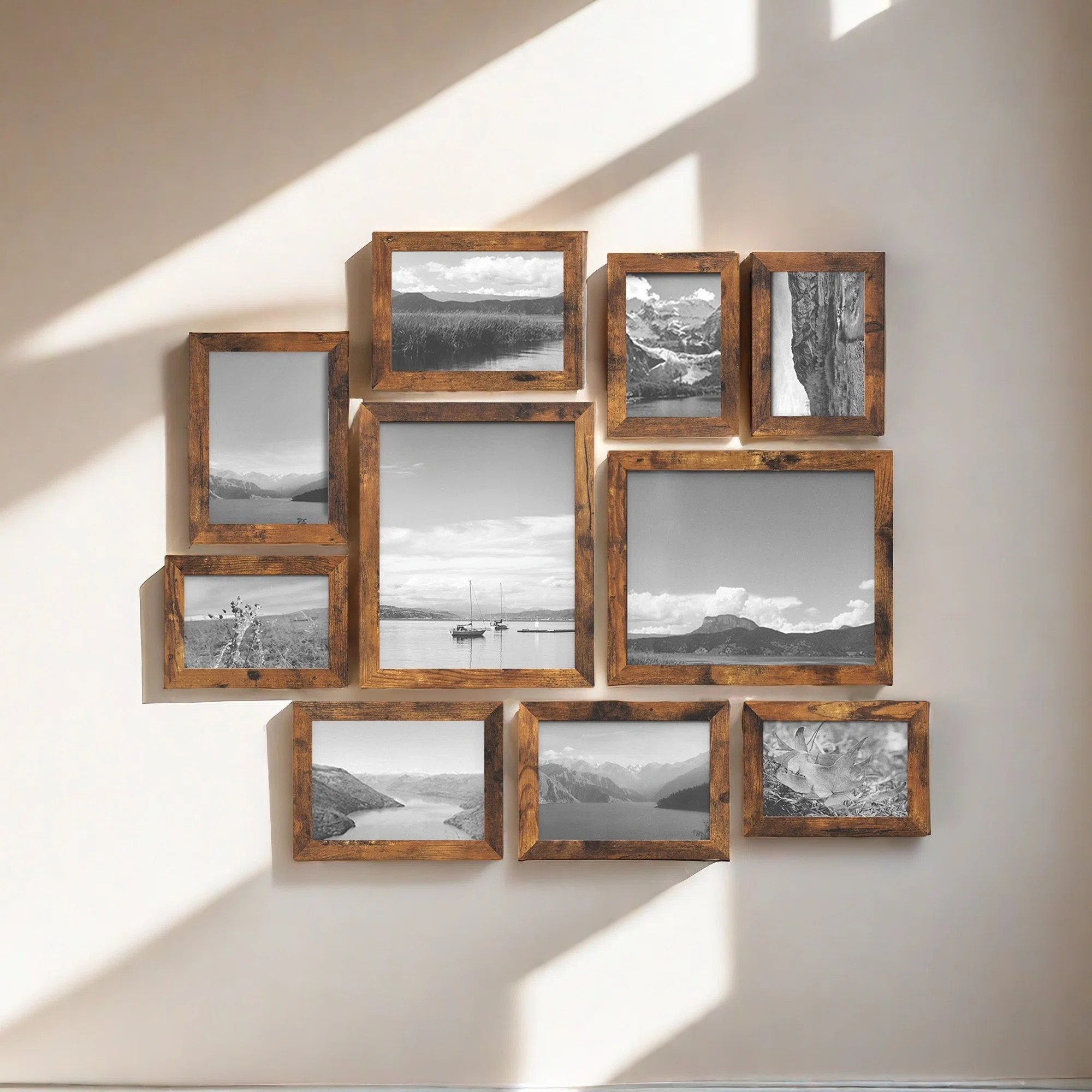 Collage Picture Frames For Wall Gallery Decor Set Of 10 | Wayfair North America