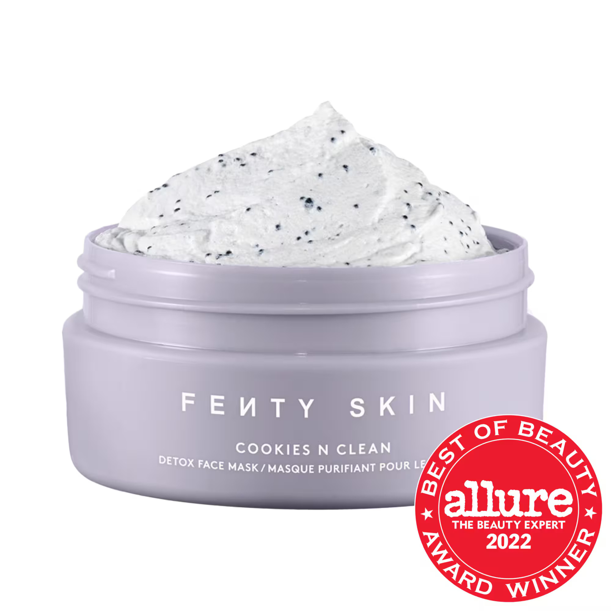 Fenty Skin Cookies N Clean Whipped Clay Pore Detox Face Mask with Salicylic Acid + Charcoal 2.5 oz/  | Sephora (US)