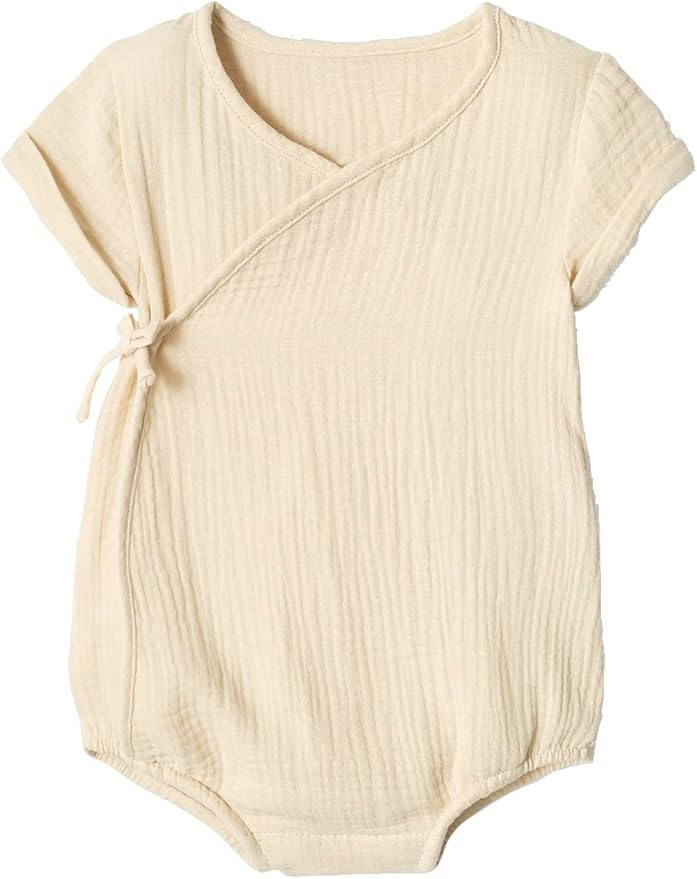 VERTBAUDET Body bébé en Gaze de Coton Ouverture Naissance | Amazon (FR)