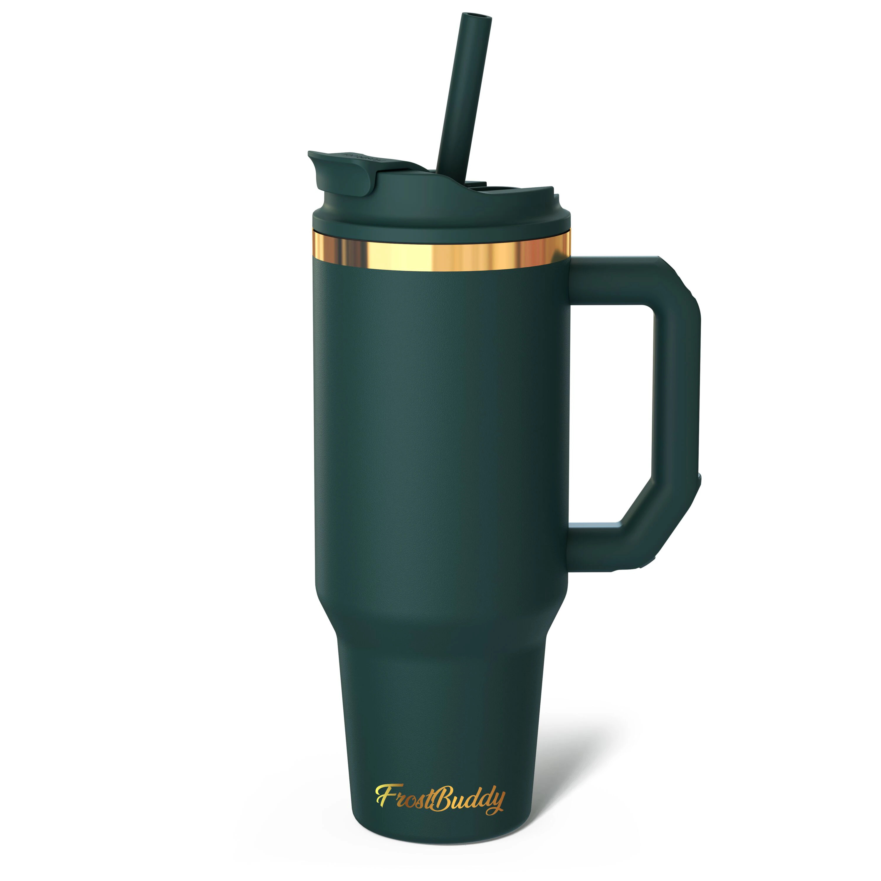 Frost Buddy 40 Fluid ounce(s) Green Insulated Beverage cooler | THICC40-EMERALD | Lowe's