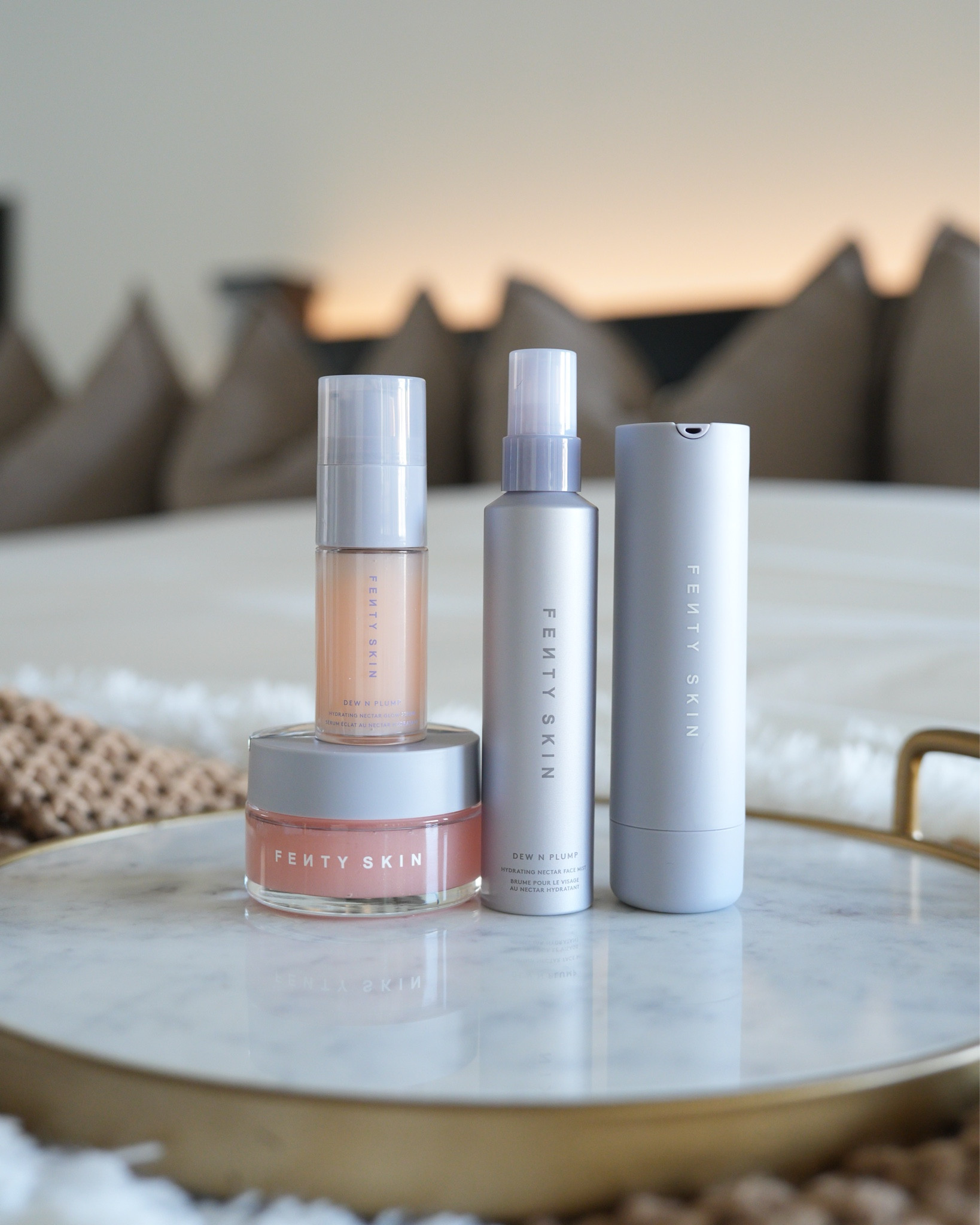 Loving my Fenty Skin re-up including the new hydrating mask! 