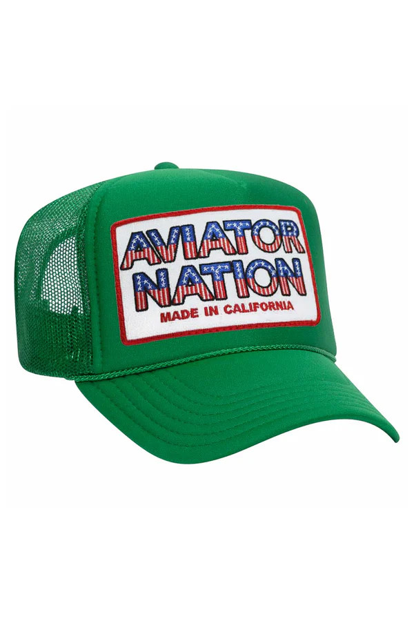 AVIATOR NATION USA PATRIOTIC VINTAGE TRUCKER HAT | Aviator Nation