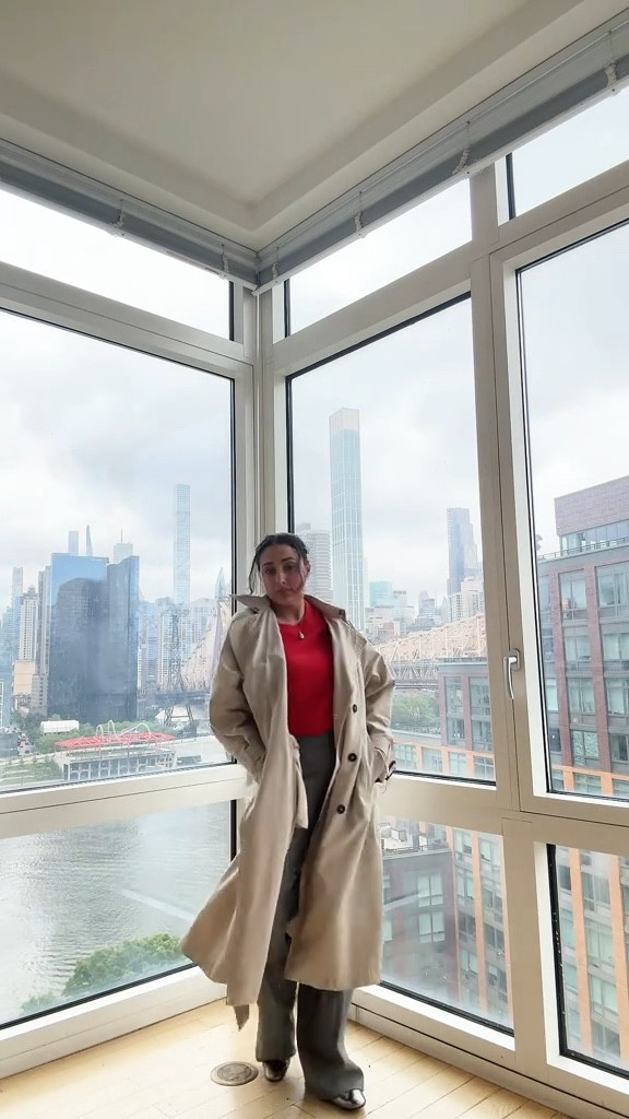 Love this for a rainy day NYC look - the cashmere croissant sweater is just too cute! 

#LTKWorkwear #LTKStyleTip #LTKOver40