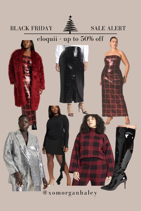 Eloquii early Black Friday sale - I am in LOVE with these new arrivals!! I wear 18/20 in jackets and 16 or 18 in everything else! I do a 10 in boots because they’re wide!

#LTKCyberWeek #LTKplussize #LTKfindsunder100
