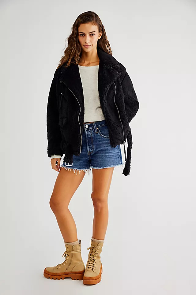 So Cozy Slouchy Moto | Free People (Global - UK&FR Excluded)