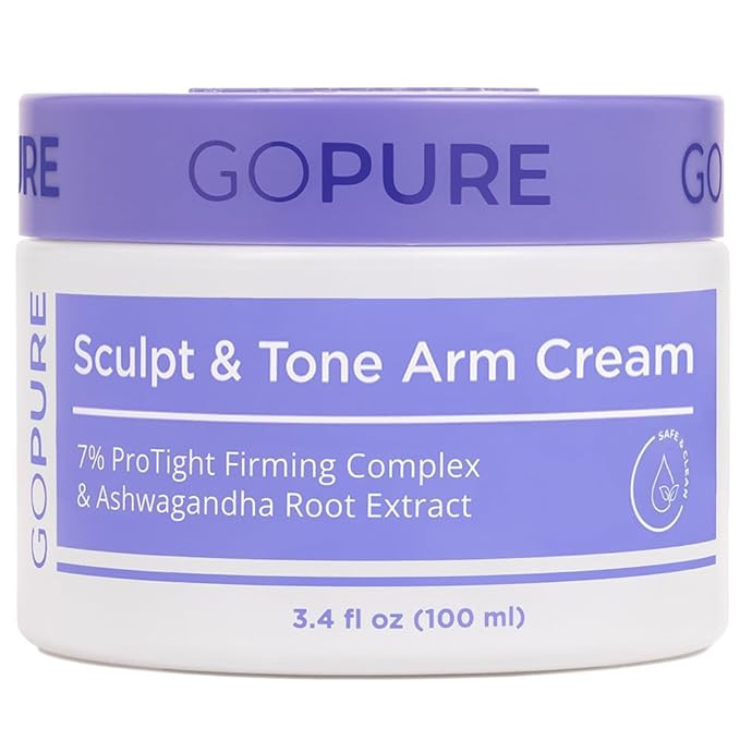 goPure Sculpt & Tone Arm Cream – Firming And Tightening Cream For The Arms, Smooths The Look Of... | Amazon (US)