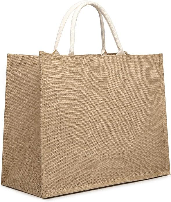 Large Beach Bags for Women,tote Handbag Handmade Weaving Shoulder Bag with Reusable Grocery Shopp... | Amazon (US)