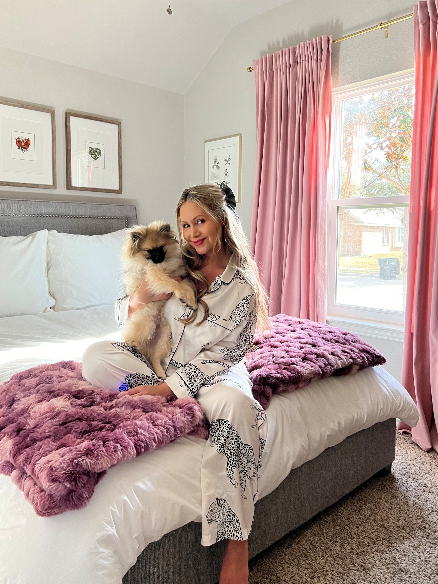 Lounging at home in my glazed satin pajama set

#LTKSeasonal #LTKMidsize #LTKFindsUnder100