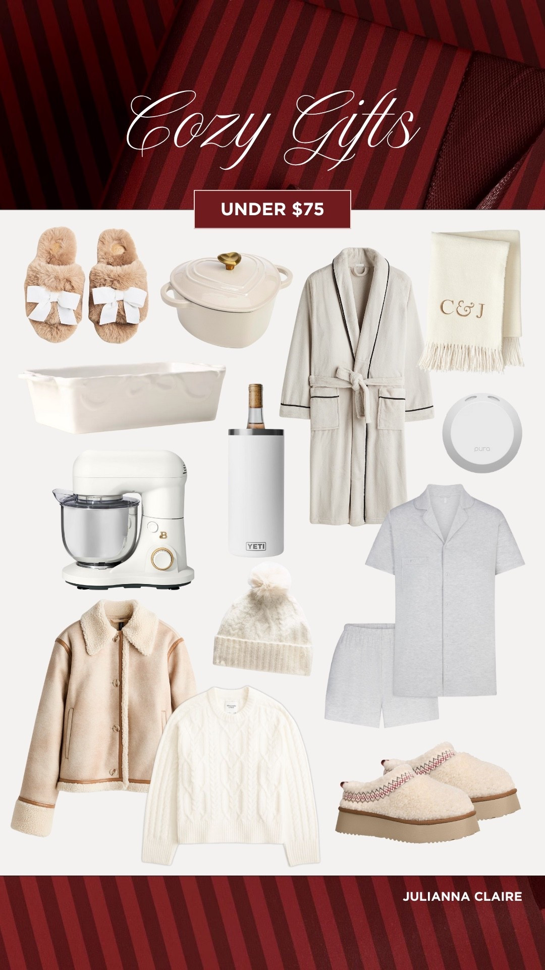 Cozy gift ideas under $75! 🎄

#LTKHoliday #LTKGiftGuide #LTKselfcare