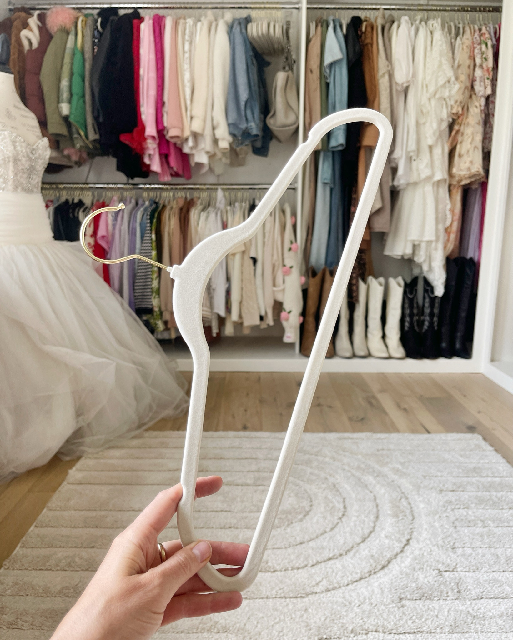 ORG \ always use Velvet hangers! They save so much room AND your clothes stay nicely in place 👌🏻

Organization 
Closet 
Amazon home

#LTKHome #LTKFindsUnder100 #LTKFindsUnder50