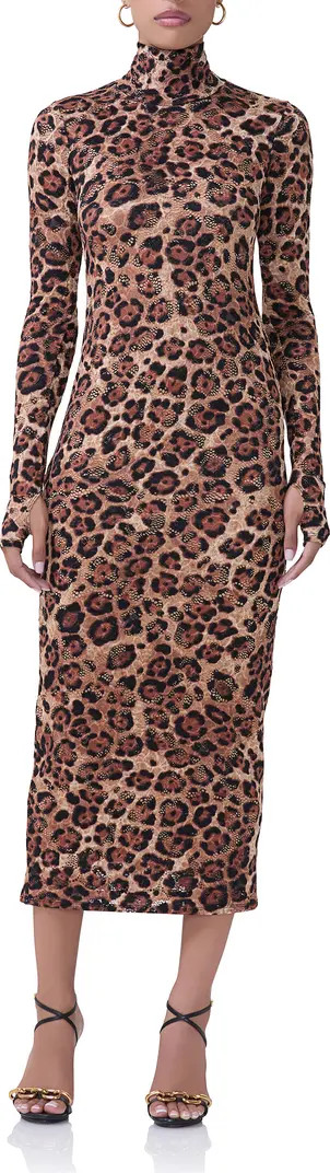 Shailene Turtleneck Long Sleeve Lace Dress | Nordstrom