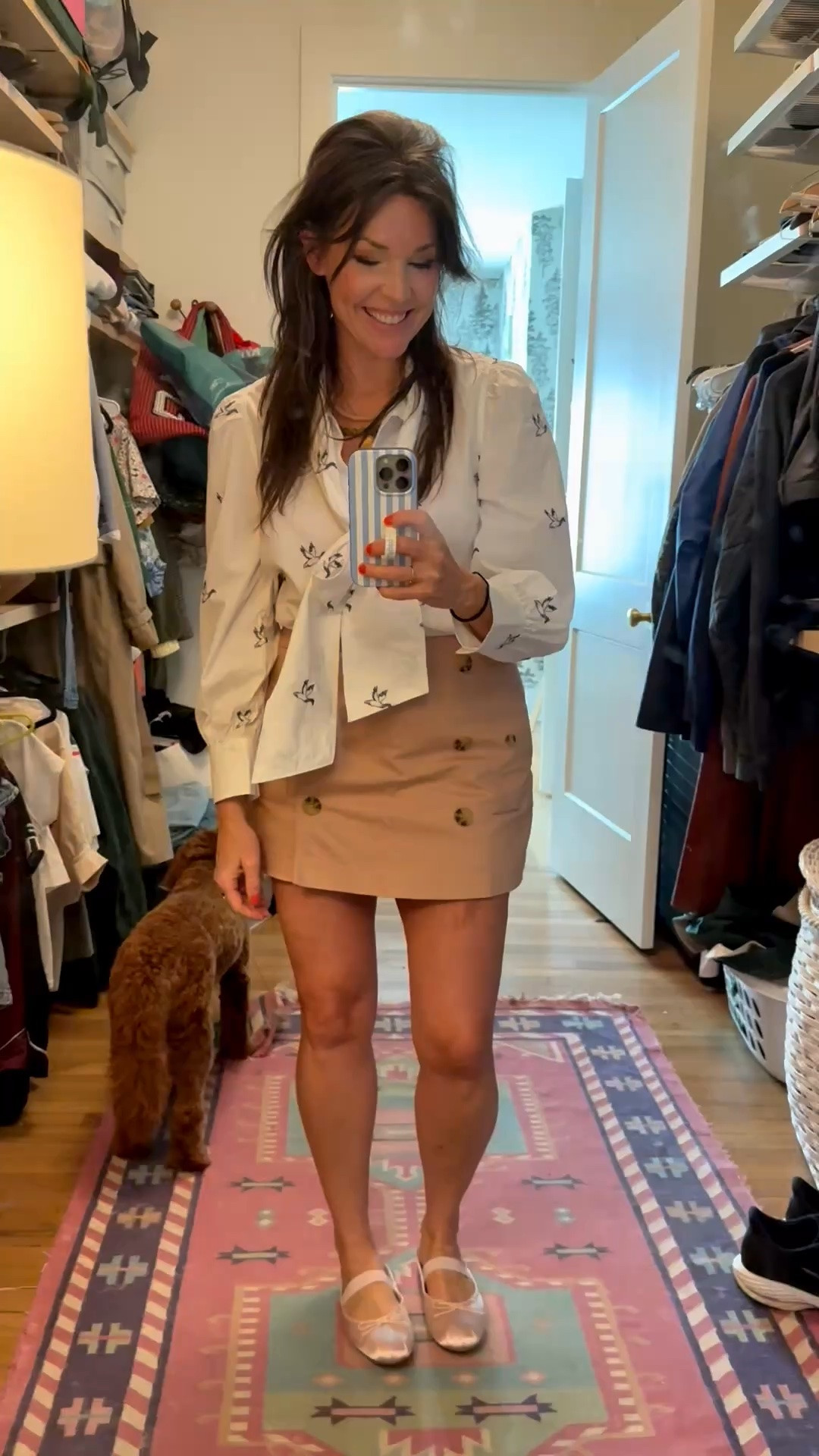 Love this fun top so much!!! The fit is so good and it will pair well with so much.

#LTKootd #LTKSeasonal #LTKOver40