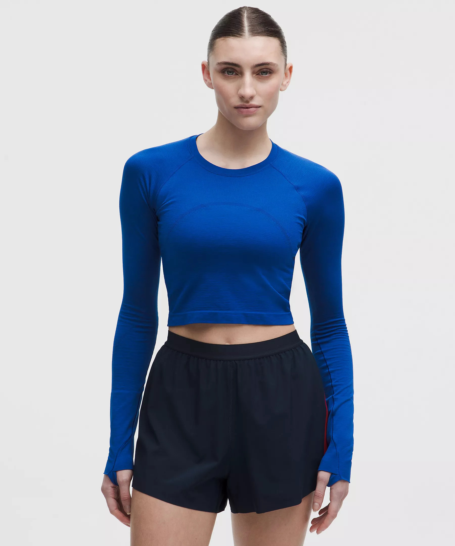 Swiftly Tech Cropped Long-Sleeve Shirt 2.0 | Lululemon (US)