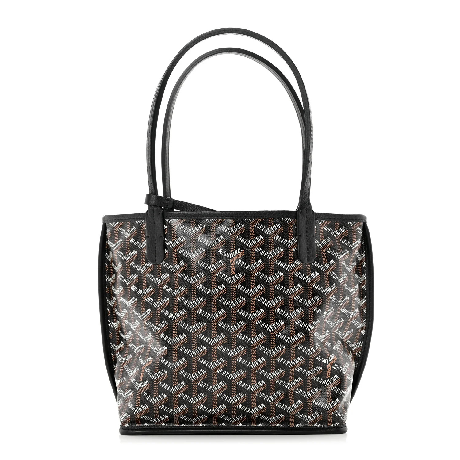 Goyardine Reversible Mini Anjou Black | FASHIONPHILE (US)