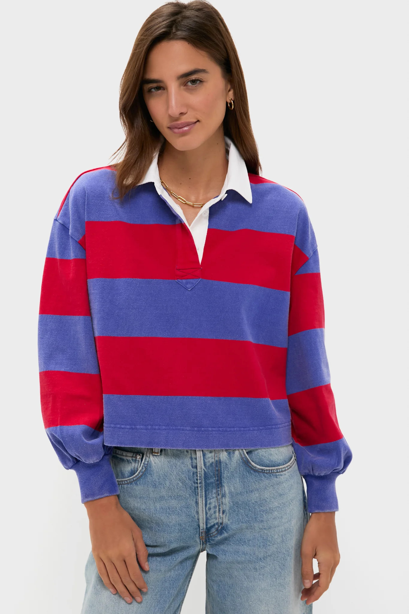 Gameday Red and Blue Swiftie Rugby Polo | Tuckernuck (US)