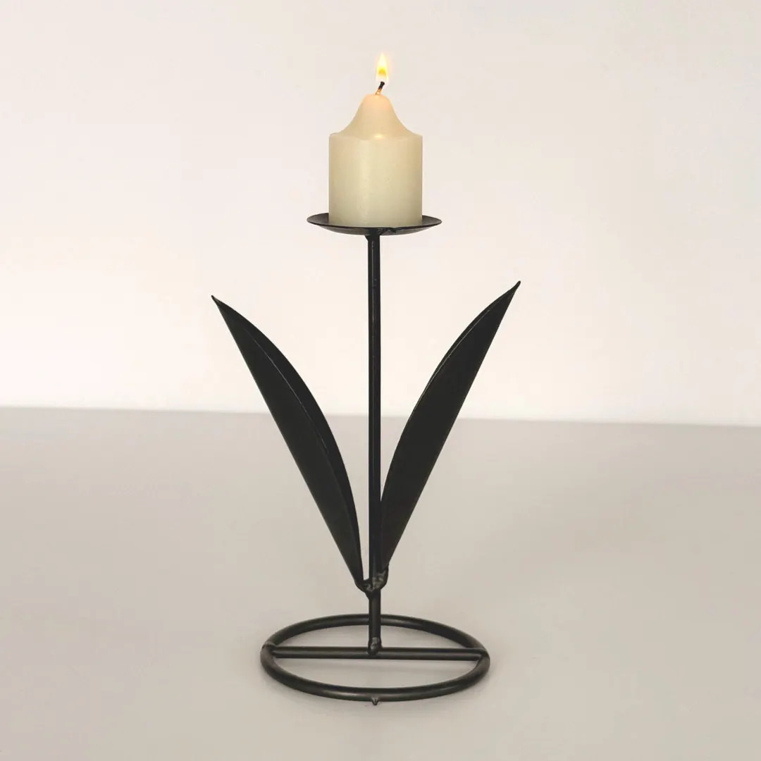 Vintage Metal Tulip Candle Holder - Etsy | Etsy (US)