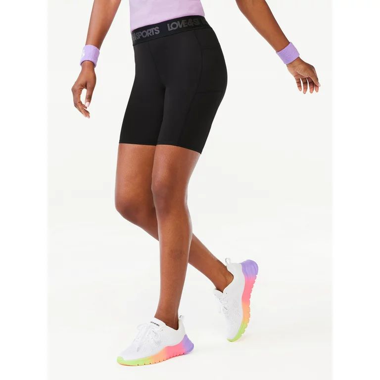 Love & Sports Women’s Bike Shorts, Sizes XS-XXXL | Walmart (US)