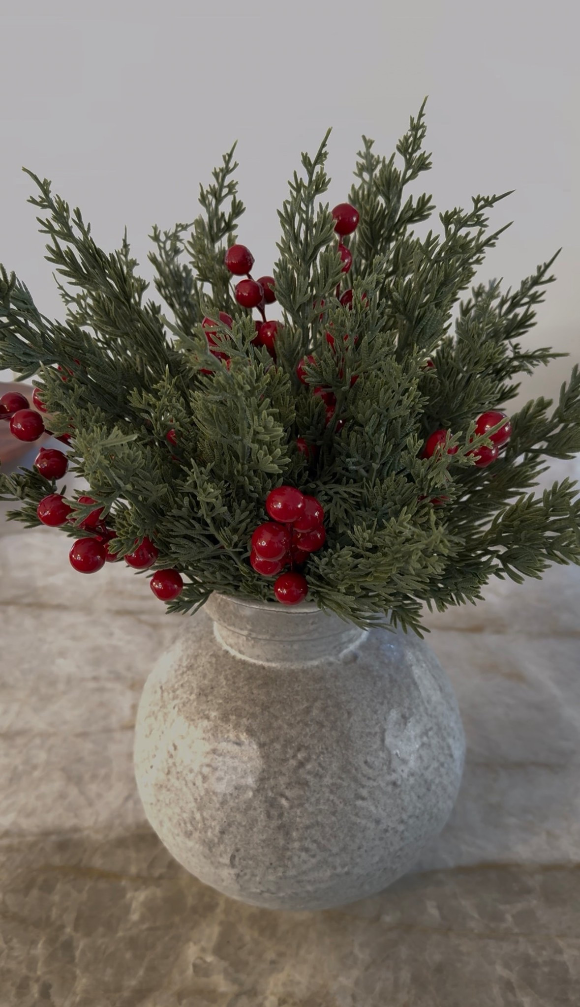 Realistic branches with berry stems in the prettiest vase! ❤️

#LTKSaleAlert #LTKHome #LTKHoliday