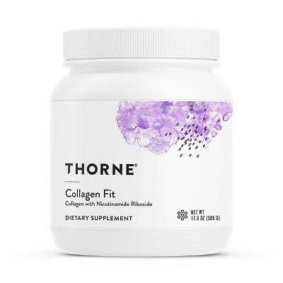 THORNE - Collagen Fit - Unflavored Collagen Peptides Powder with Nicotinamide Riboside - NSF Certified for Sport - 17.8 Oz - 30 Servings | Target