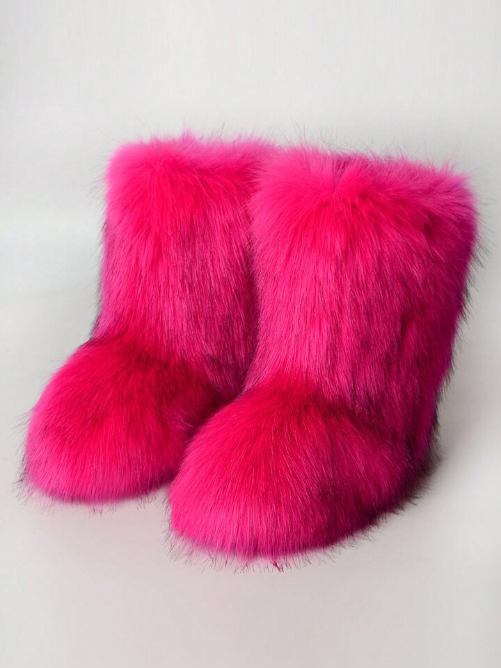 Women's Knee-high Winter Snow Boots, Warm, Antislip, Featuring And Fashionable Design | SHEIN