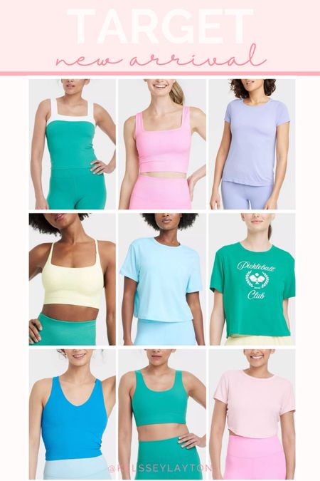 Target activewear tops and sports bra 

#LTKfindsunder50 #LTKActive