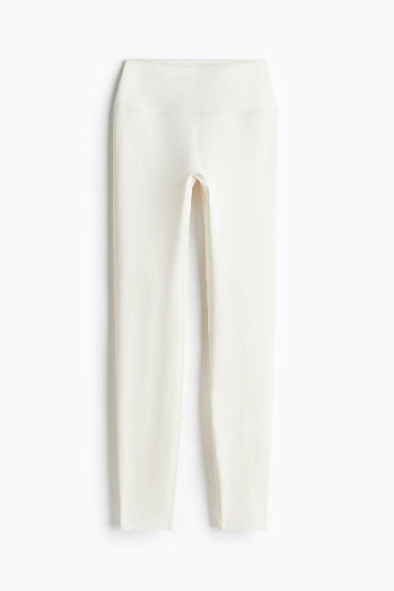 H & M - Sports Leggings in SoftMove - White | H&M (US + CA)