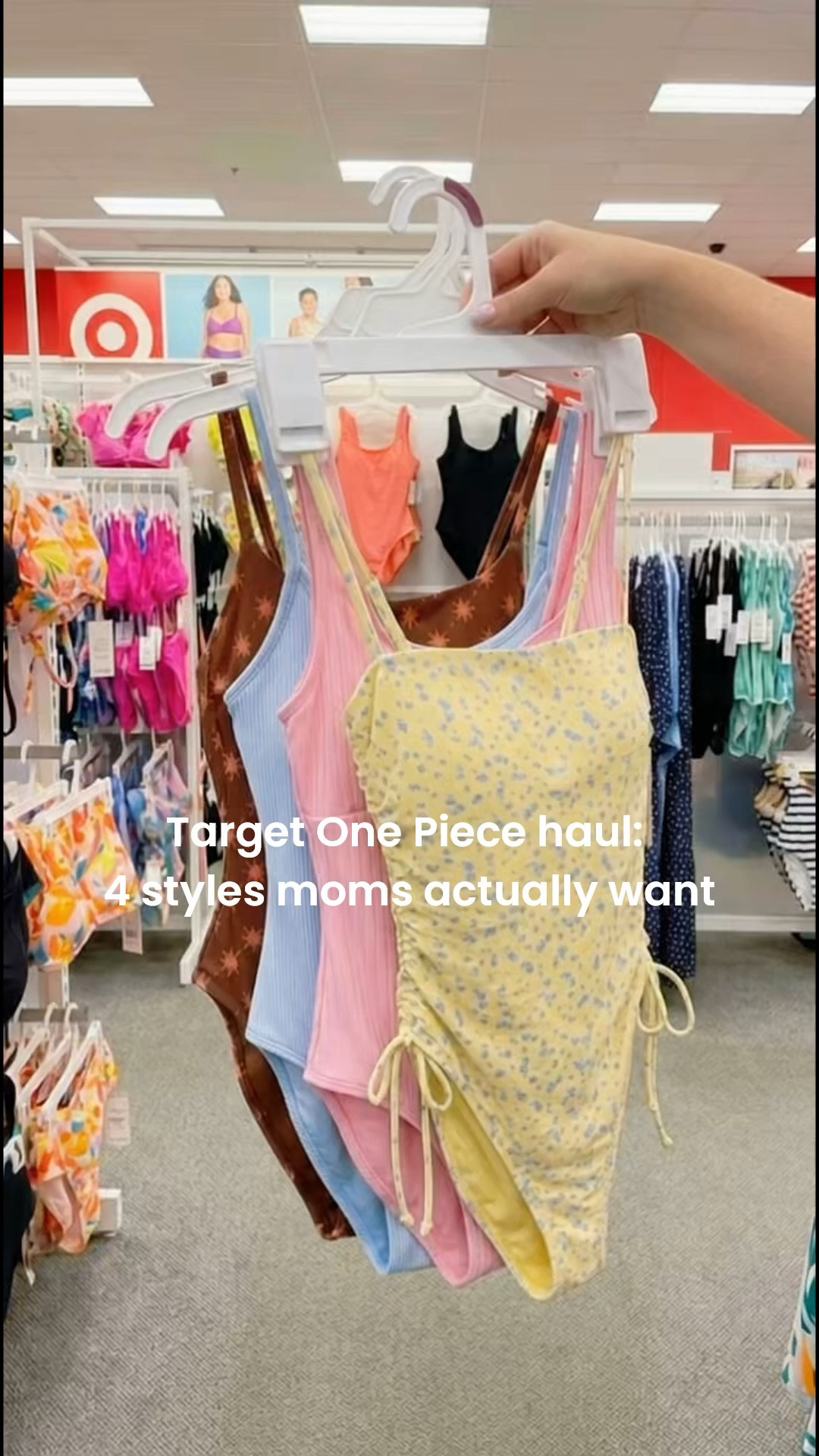 Target one‑piece try‑on 🌊✨ All 4 are mom‑friendly, bum‑covering, and kid‑chase approved. No constant adjusting, just cute + secure.
Comment swim to get all the details.. 🛒

#Target #TargetStyle #TargetSwim #MomSwim #ModestSwimwear #OnePieceSwimsuit #TryOnHaul #SwimsuitTryOn #MidsizeStyle #MomOutfits #SummerSwim #PoolDayReady #BeachDayReady 
