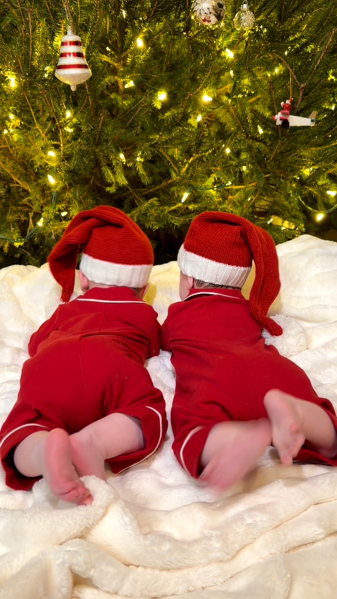 Matching Christmas Jammies 🥹🎄
 Twinnies are wearing 3m but could have done the next size since they are so long

#LTKvlog #LTKGiftGuide #LTKHoliday