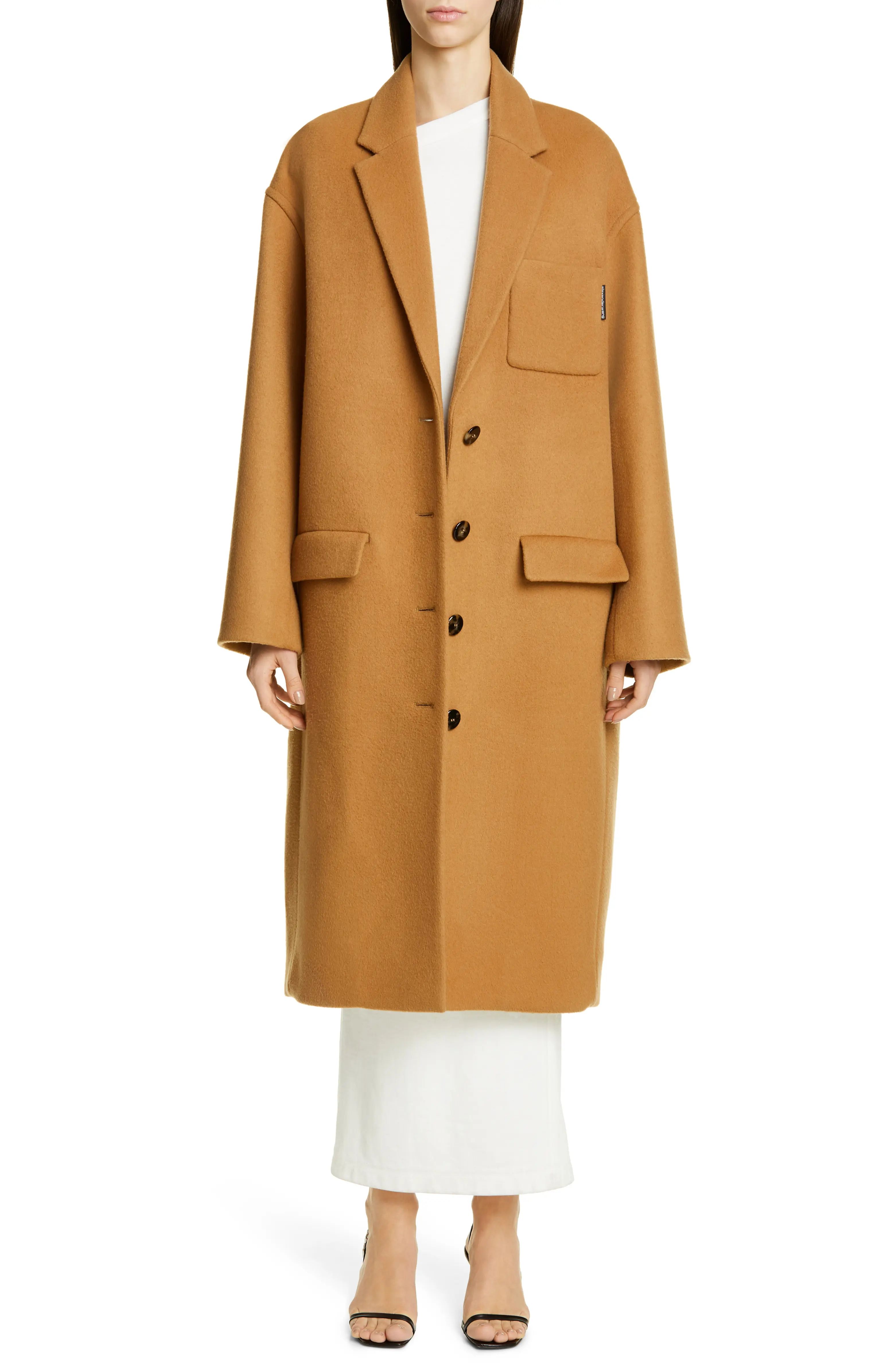 Oversize Drop Shoulder Wool Coat | Nordstrom