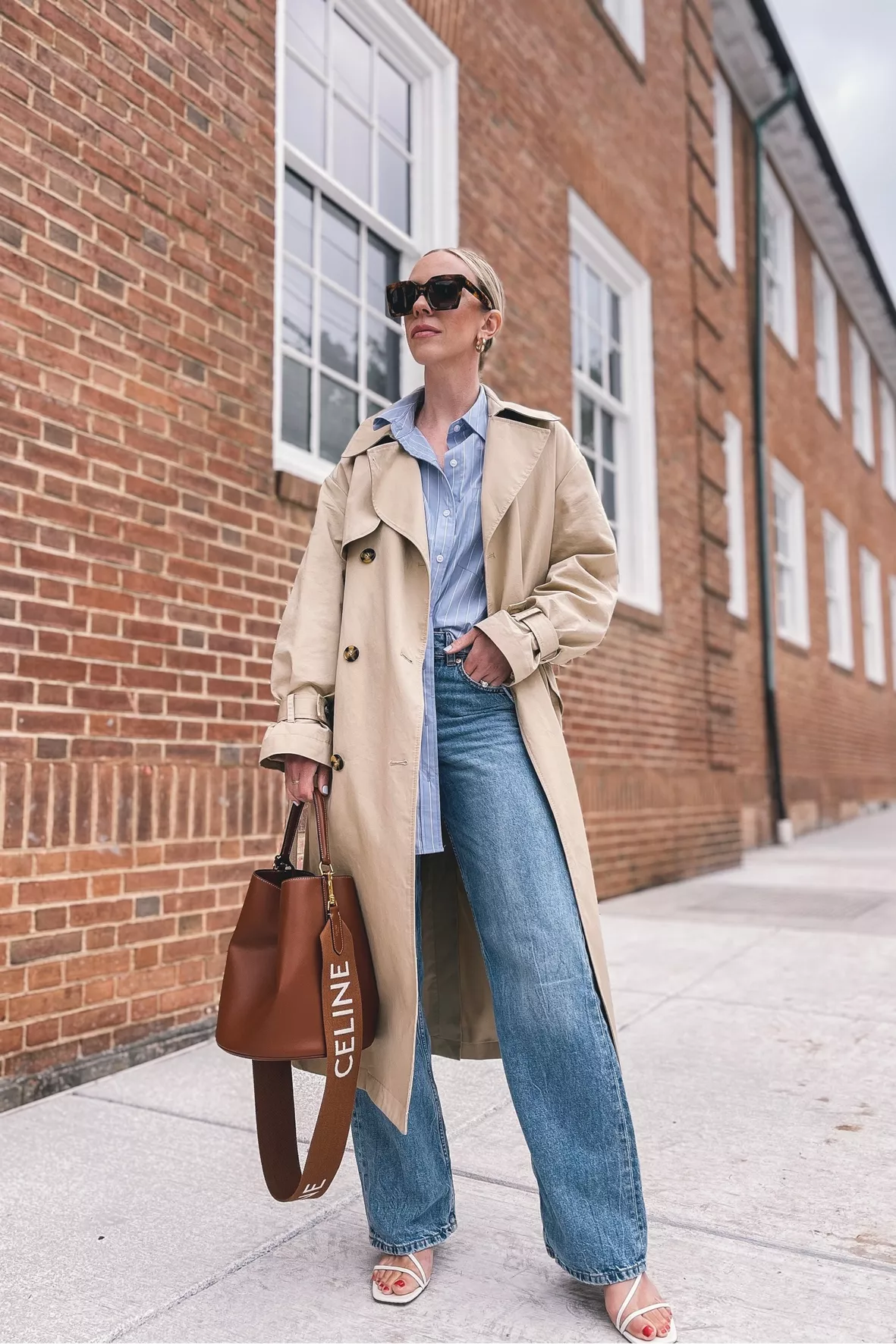 Classic long trench coat curated on LTK