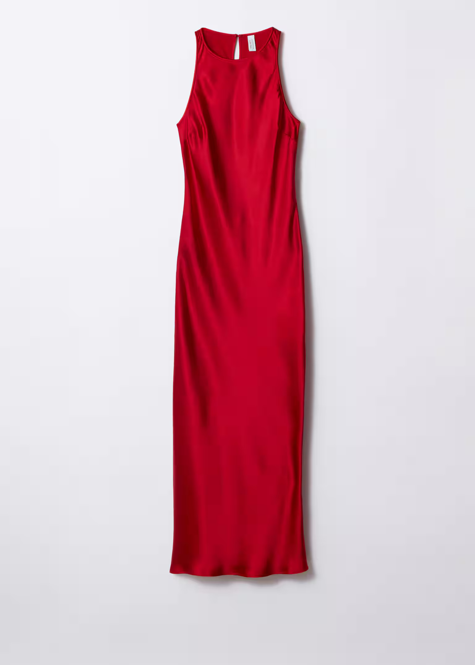 Sleeveless satin dress featuring a glossy, satin finish and a round neckline. Finished with a key... | & Other Stories - US