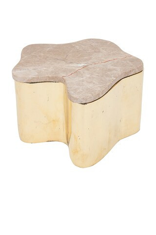Anastasio Home Flo Box in Metallic Gold | FWRD 