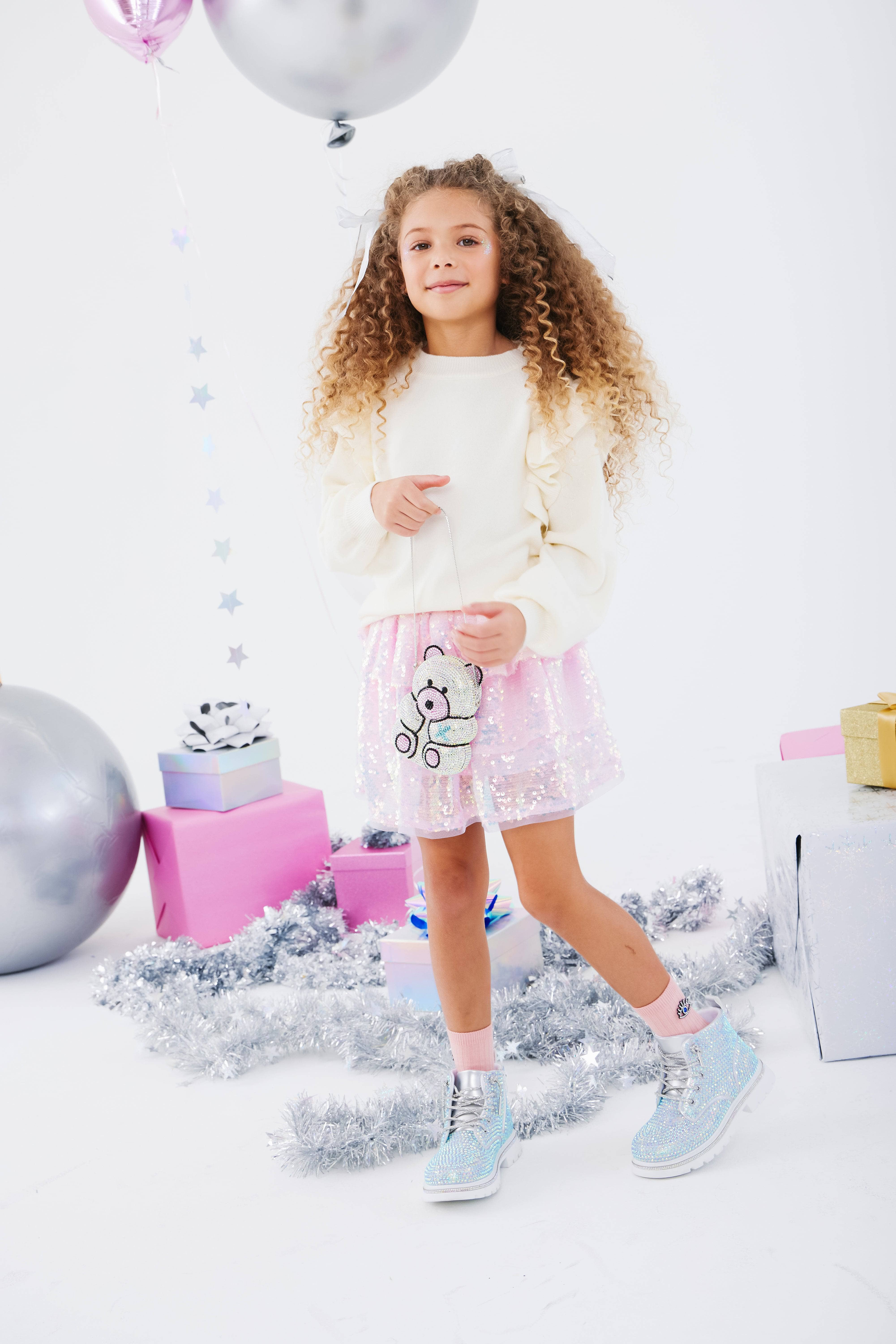 The Super Ruffle Sweater Cream / 18/24 Months | Lola + The Boys
