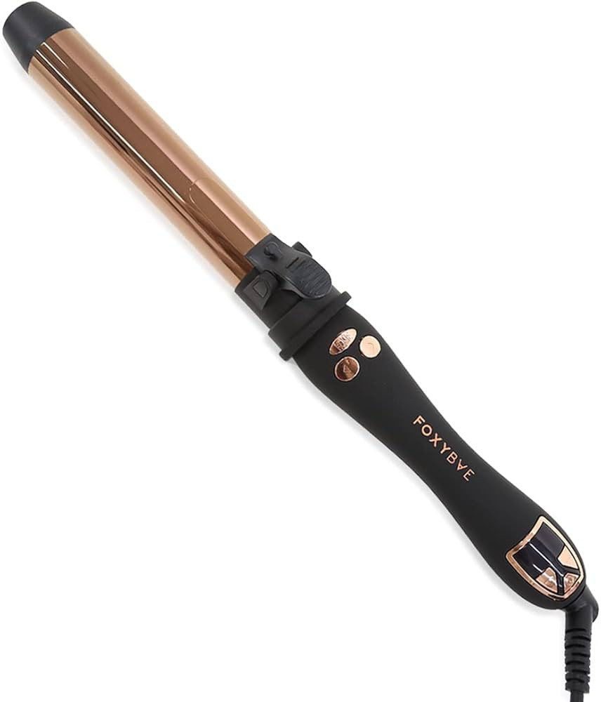 FoxyBae Titanium Rotating Curling Iron - 1.25”/32mm Automatic Hair Curler Wand - Professional H... | Amazon (US)
