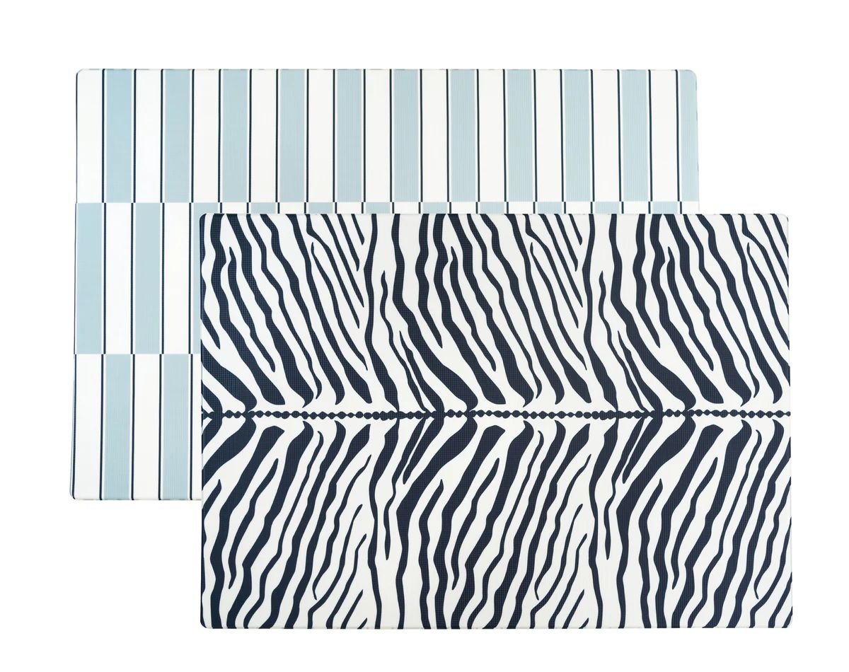 zebra + stripe - navy blue | wander & roam