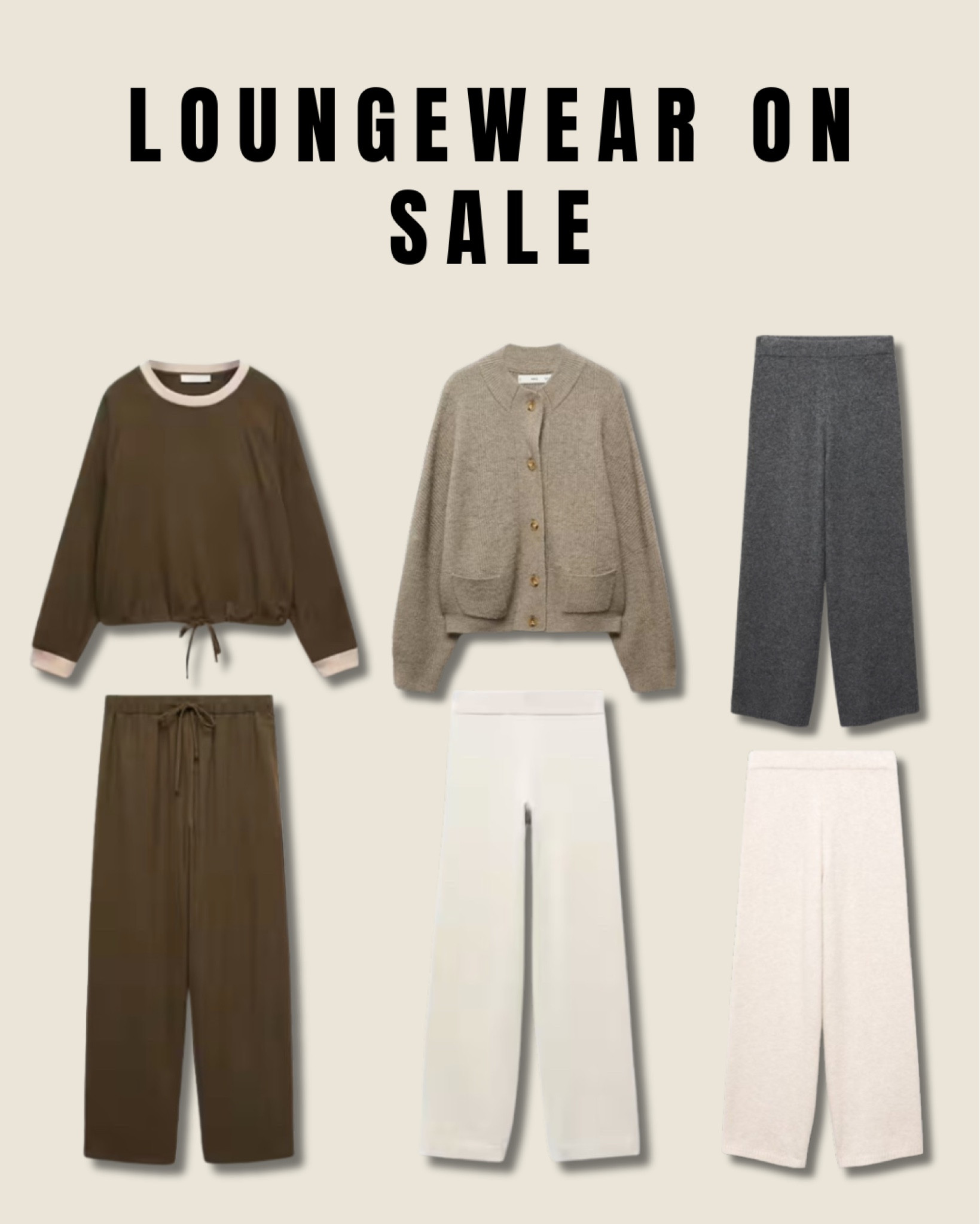 Loungewear on sale ✨

outfit inspiration, online exclusive, sweatshirt, Mango, oversized pajama vest, brown set, wide leg pajama pants, straight knitted trousers, Nederland.

LTKFestiveSaleNL #LTKeurope #LTKstyletip
