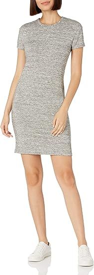 Daily Ritual Women's Supersoft Terry Short-Sleeve Crewneck Dress with Pocket | Amazon (US)