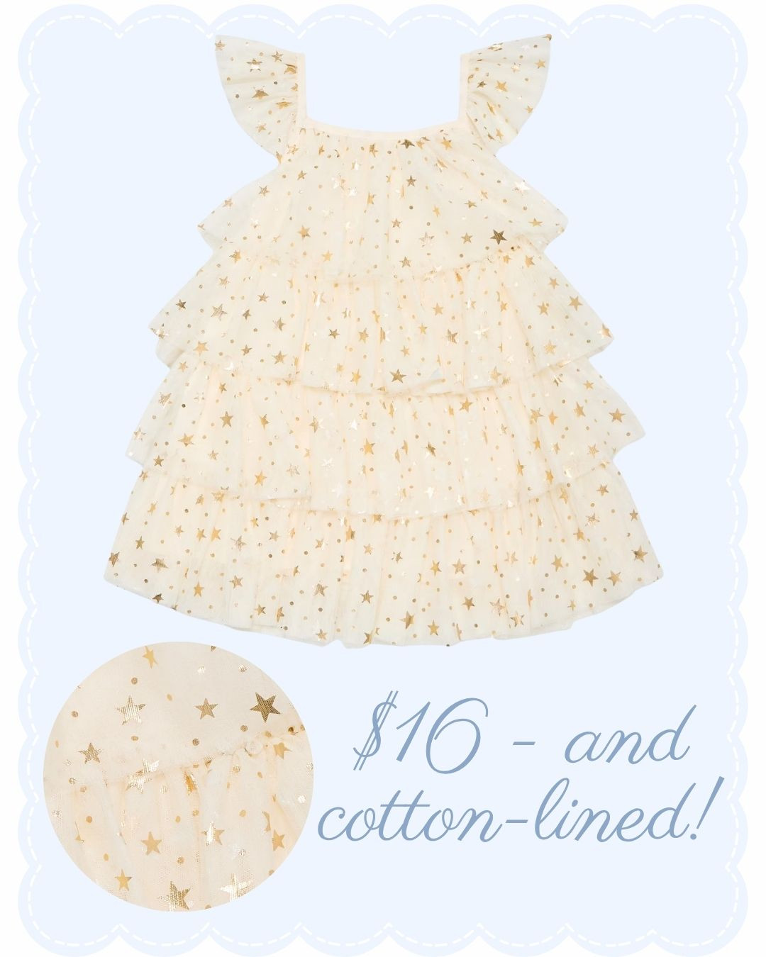 the cutest ruffle tulle dress! cotton-lined, too! perfect for everyday dress-up or halloween! 

kids, girls, stars, play, pretend, dress, costume 

 #LTKKids