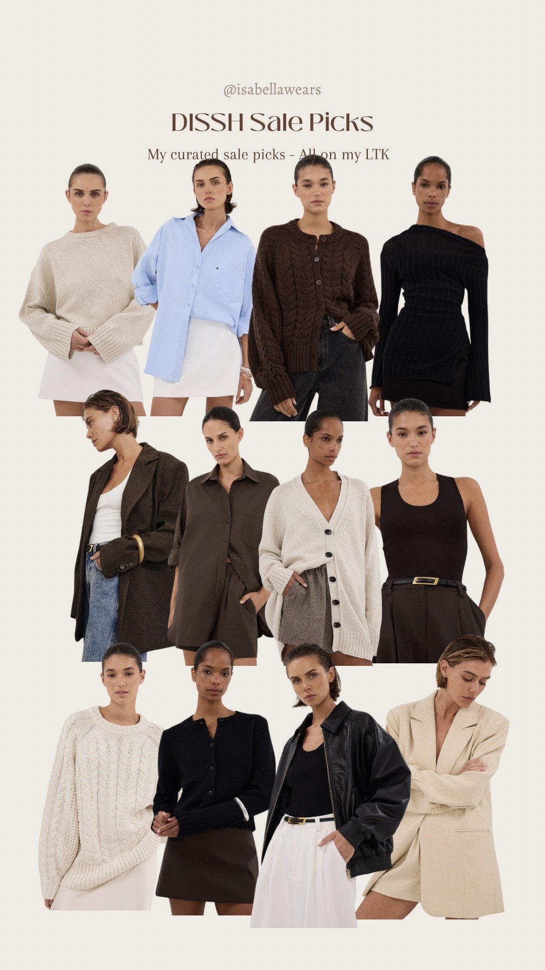 Dissh is having a limited time 20% off sale, and I’ve rounded up my top curated picks you won’t want to miss! Whether you're after effortless linen sets, elevated basics, or chic occasion wear, now’s the perfect time to refresh your wardrobe. I’ve hand-selected versatile pieces that are perfect for styling up or down. Think capsule closet essentials with that signature Dissh aesthetic.

✨ From timeless neutrals to bold statement pieces, these are the best styles worth grabbing before they sell out.

#LTKsale #LTKaustralia #LTKwinter
