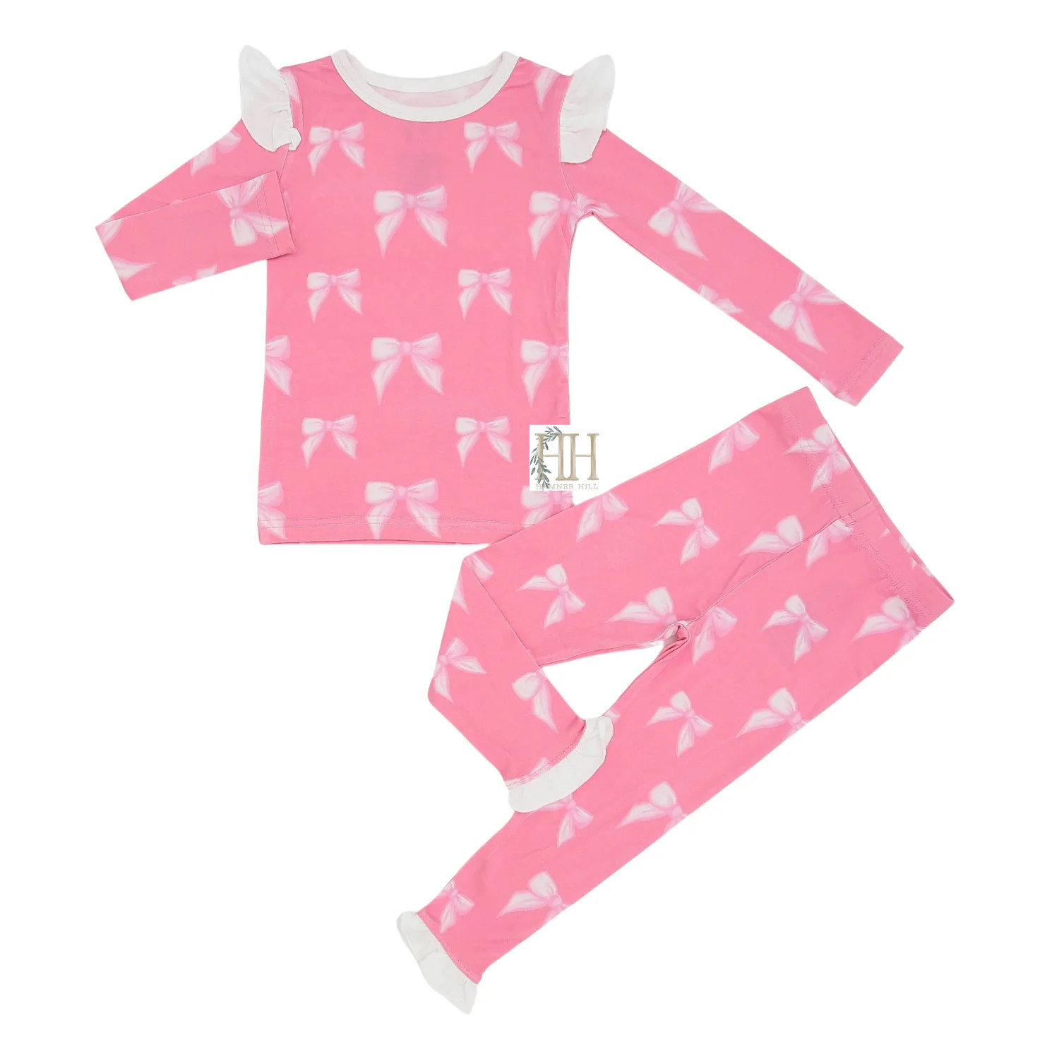 Tickled Pink Ruffle Loungewear Set | Hamner Hill