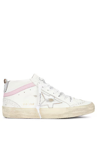 Mid Star Sneaker in White, Silver, & Pink | Revolve Clothing (Global)