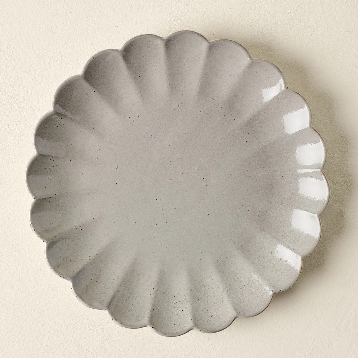 Grey Scalloped Plate | Magnolia