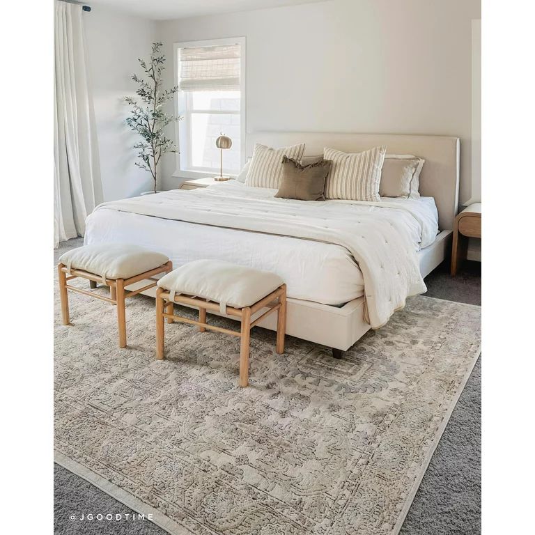 Loloi II Teagan Oriental Ivory / Sand Area Rug | Walmart (US)