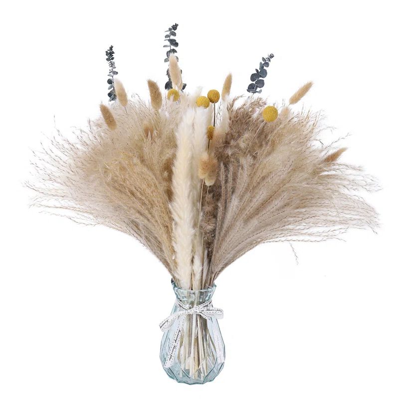 Reed Passion Flower Set Whisk Dried Flower Bouquet Decorative Arrangement 80 Stems For Wedding Bo... | Wayfair North America